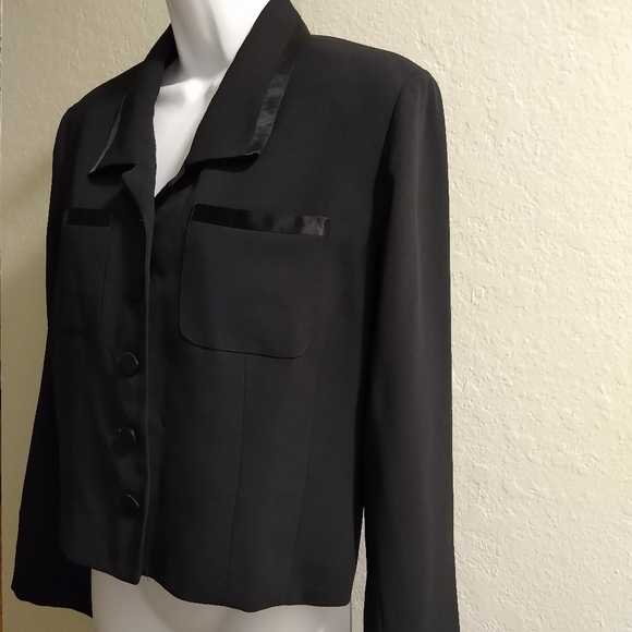 Laundry by Shelli Segal 12 Medium Black Jacket -- Final Price - Picture 2 of 7